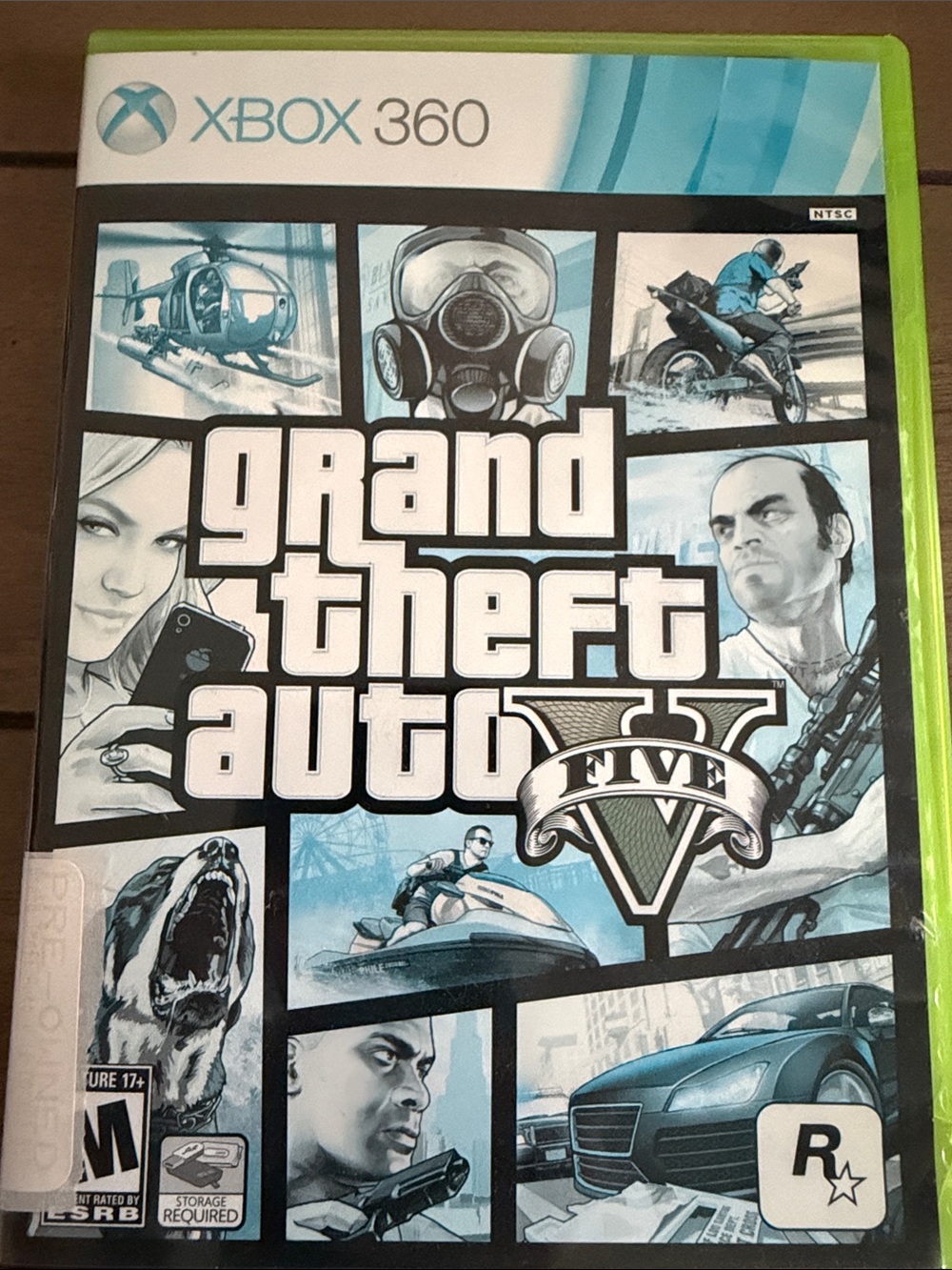 Xbox 360 Grand Theft Auto V (Blue) -